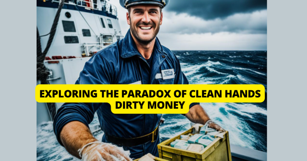 Exploring the Paradox of Clean Hands Dirty Money