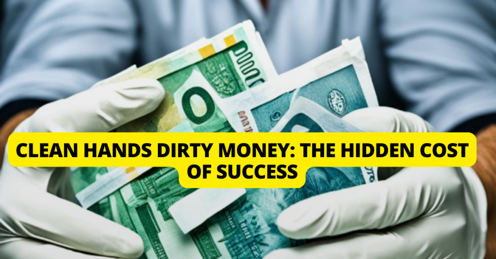 Clean Hands Dirty Money: The Hidden Cost of Success